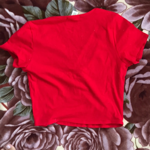 Red crop top from fashion nova - Picture 2 of 4